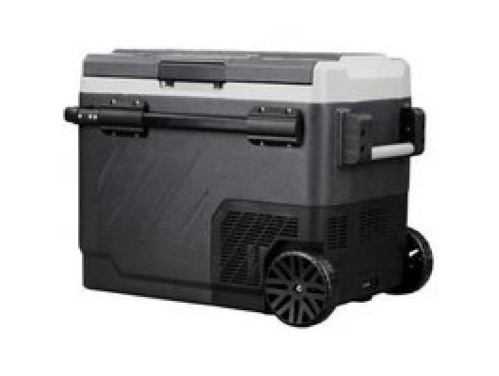 Glacière électrique à compresseur Steamy-E sur roulettes - Double Zone - 50 litres - 12V et 230V - Noir