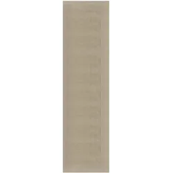 WOLLTEPPICH MOLE, einfarbig, Natur, 60 x 230 cm