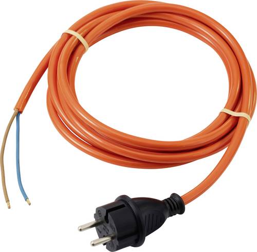Sygonix SY-7486024 Strom Anschlusskabel Orange 3.00m