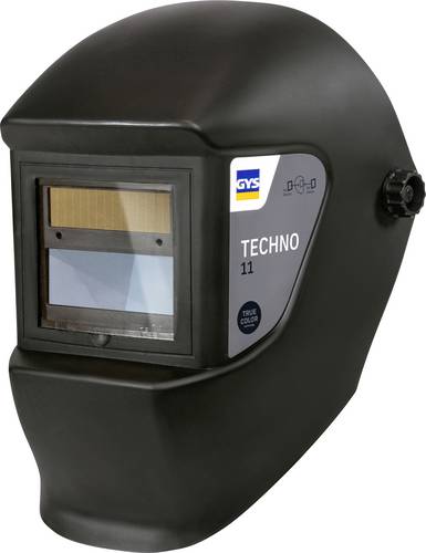 GYS LCD TECHNO 11 TRUE COLOR 064997 Schweißerschutzhelm EN 166, EN 175, EN 379 Schwarz