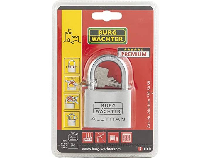 Burg-Wächter, cilinder-hangslot Alutitan 770 60 SB