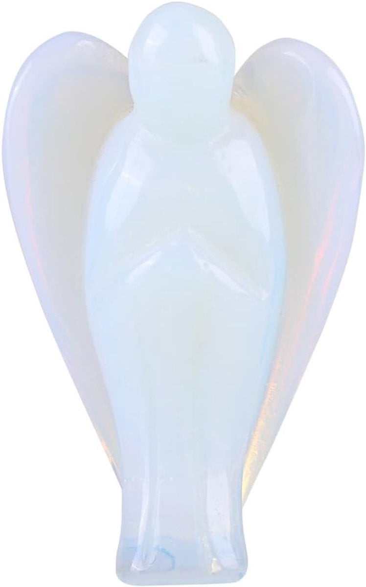 Mini Kristallen Engel Beeldje Decoratie voor Reiki en Healing
