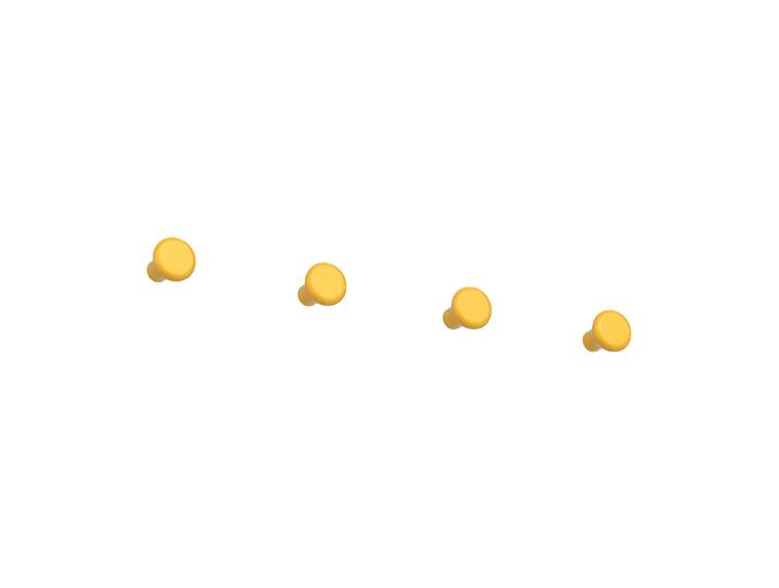 Essem Design Crochet petit Classic, lot de 4 Sun yellow