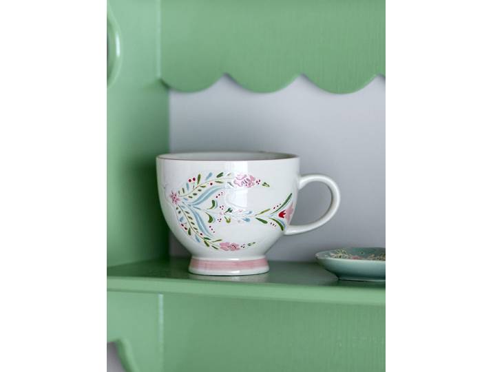 Gobelet Rosalynde ensemble de 4 Ø 11cm Blanc/Blanc