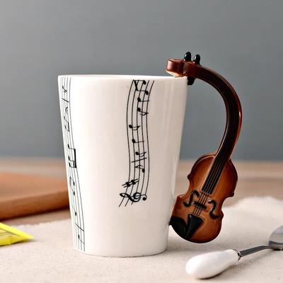 Uplift Essentials Novelty Music Note Ceramic Coffee Mugs style 2