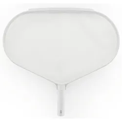 Steinbach Poolkescher Eco 44,00 x 30,00 cm |flaches Netz mit Kunststoffnase | weiß