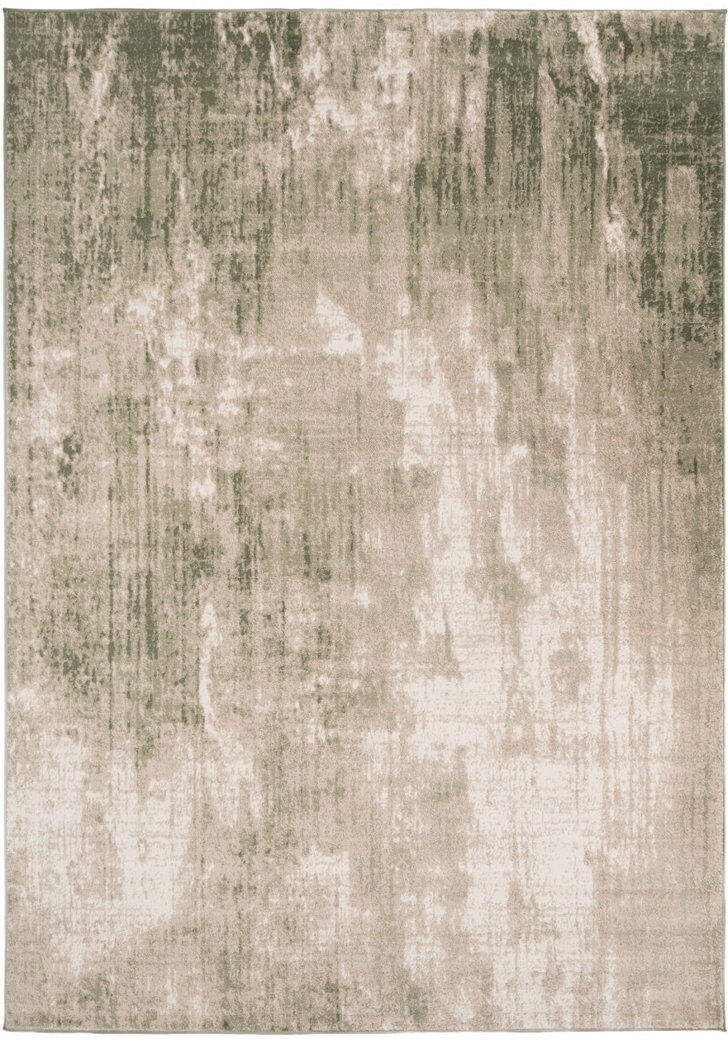 17 Stories Abstract Area Rug Green 160cm x 230cm