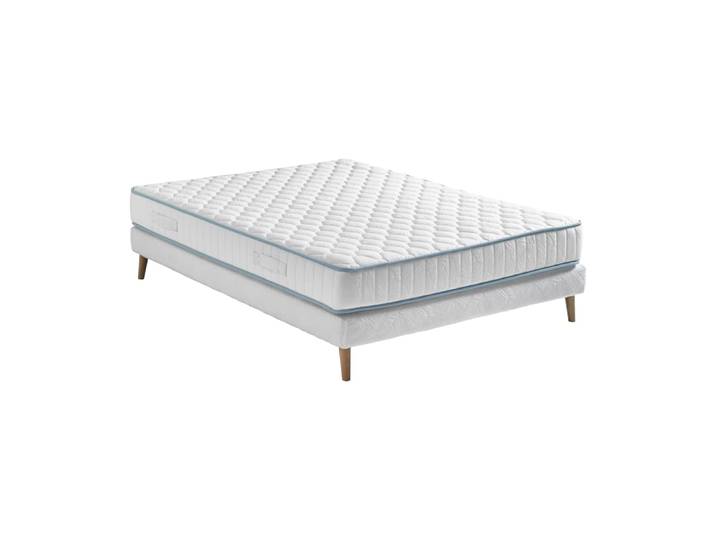 Ensemble en mousse 140 x 190 cm bois clair