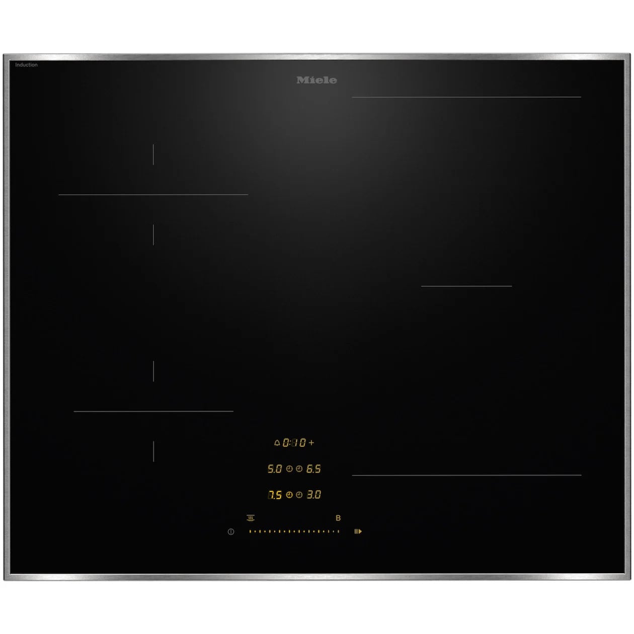 Miele KM 8462 FR Inductie kookplaat Grijs
