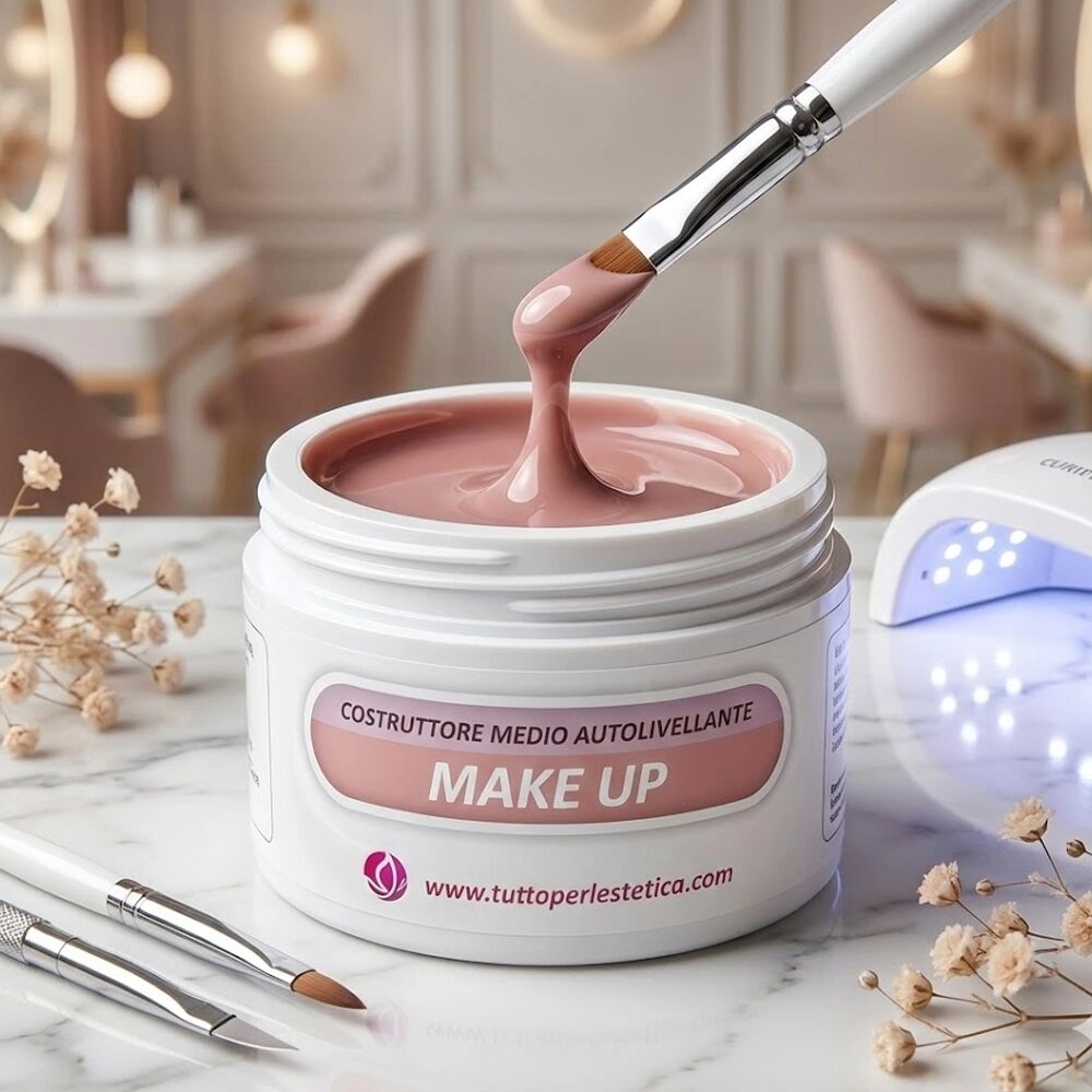 Tuttoperlestetica Gel Base Costruttore Monofasico Make Up Autolivellante Media viscosità – 50g HEMA & TPO Free