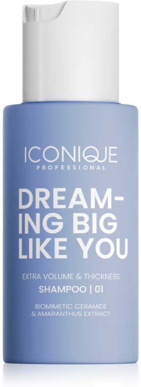 ICONIQUE Professional DREAMING BIG LIKE YOU Volume & Thickness shampoing pour donner du volume pour cheveux doux 70 ml