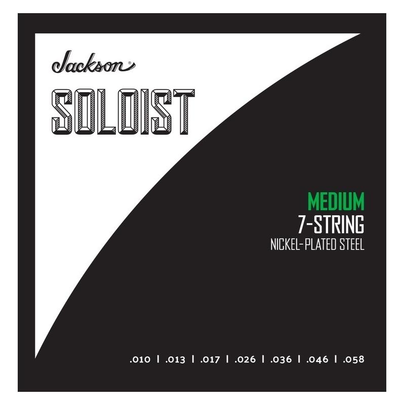 Jackson Soloist 7-saitige E-Gitarrensaiten (Medium), 10 - 58 (7x, E-Gitarre, 0.06") (75758994)