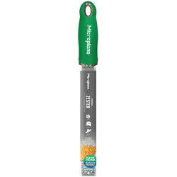 Microplane Premium Classic Zester Vibrant Colour, Küchenreibe, Silber, Grün