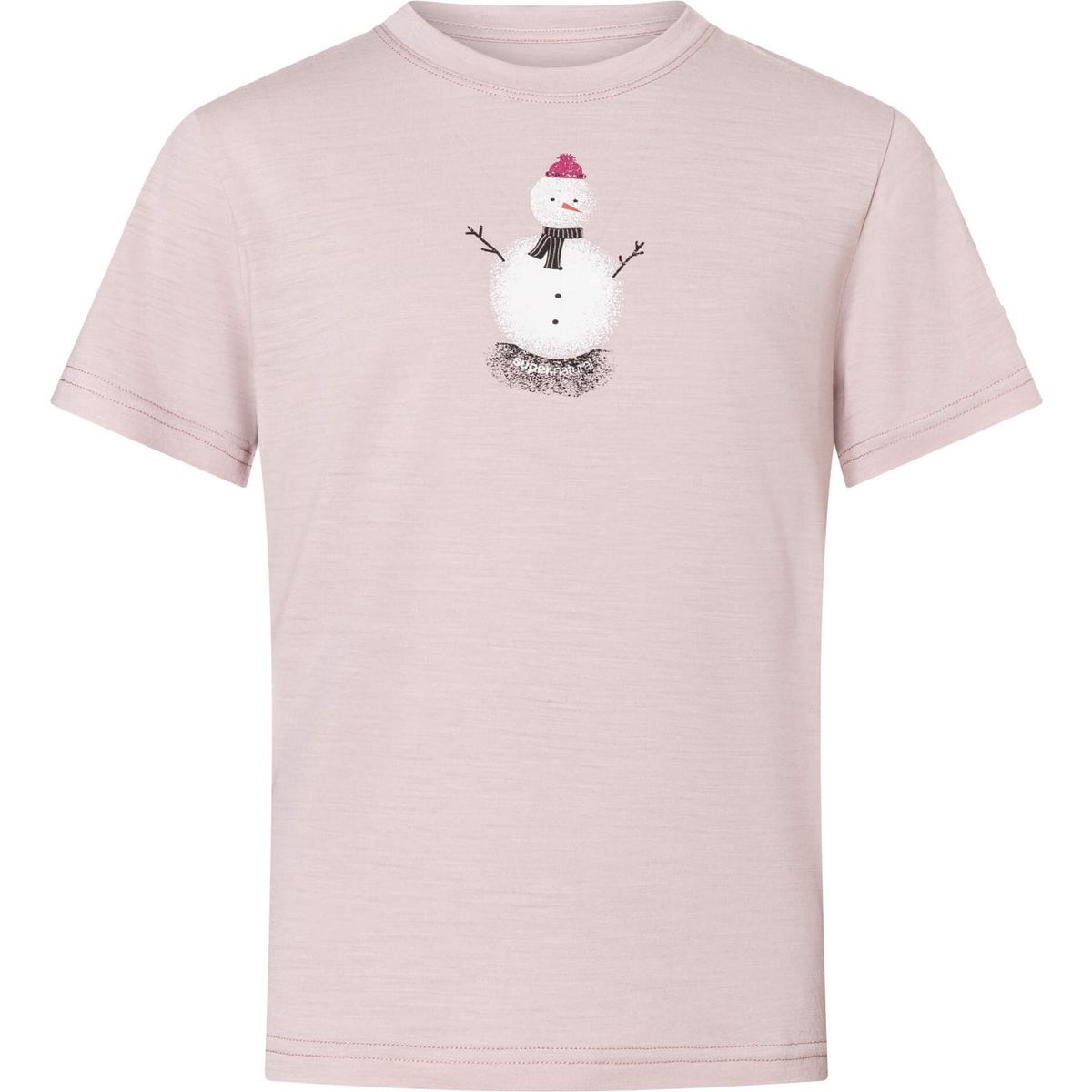 Super.Natural K Snowman Tee dusty rose/various (66J) 164 SNKP0102466J164