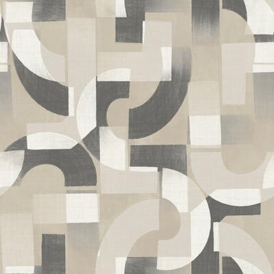 Galerie Wallcoverings Karuna Collection Geometric Swirl Matte Finish Vinyl on Non-woven Wallpaper Roll