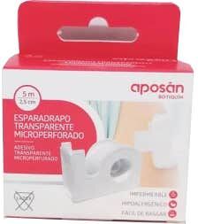 APOSAN Aposán Esparadrapo Transparente Microperforado 5 Mx2,5 cm 1 ud