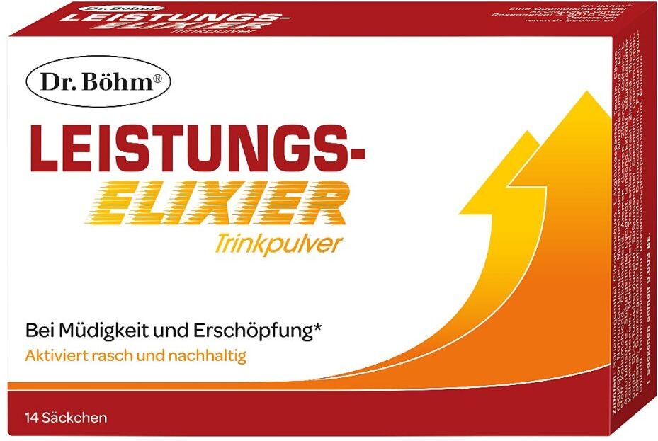 Dr. Böhm Leistungs Elixier Brausegranulat 14stk