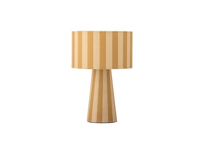 Bloomingville - Lampe de table Emmie - Jaune - Tissu lin