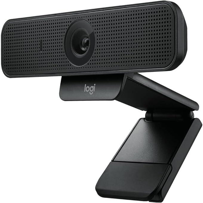 Logitech C925-E Business Webcam – 1080p HD, Autofocus, Light Correction, Privacy Shade, PC/Mac Compatible - Black, New