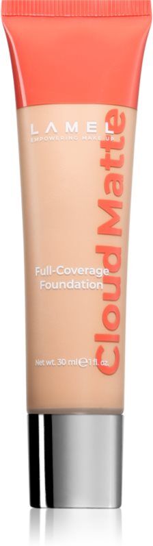 LAMEL Cloud Matte Full-Coverage Foundation full coverage foundation for a matt look shade 04W Beige 30 ml