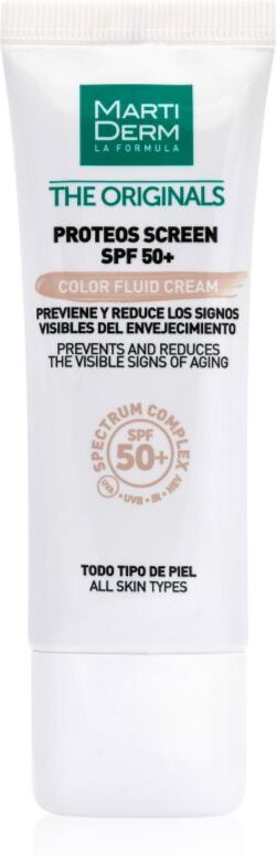 MartiDerm The Originals Proteos Screen fluide teinté ultra-léger SPF 50+ 40 ml