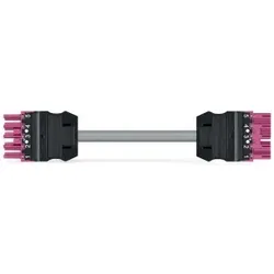 Wago 771-9995/006-507 konfektionierte Verbindungsleitung,Eca,Buchse Stecker,pink 7719995006507