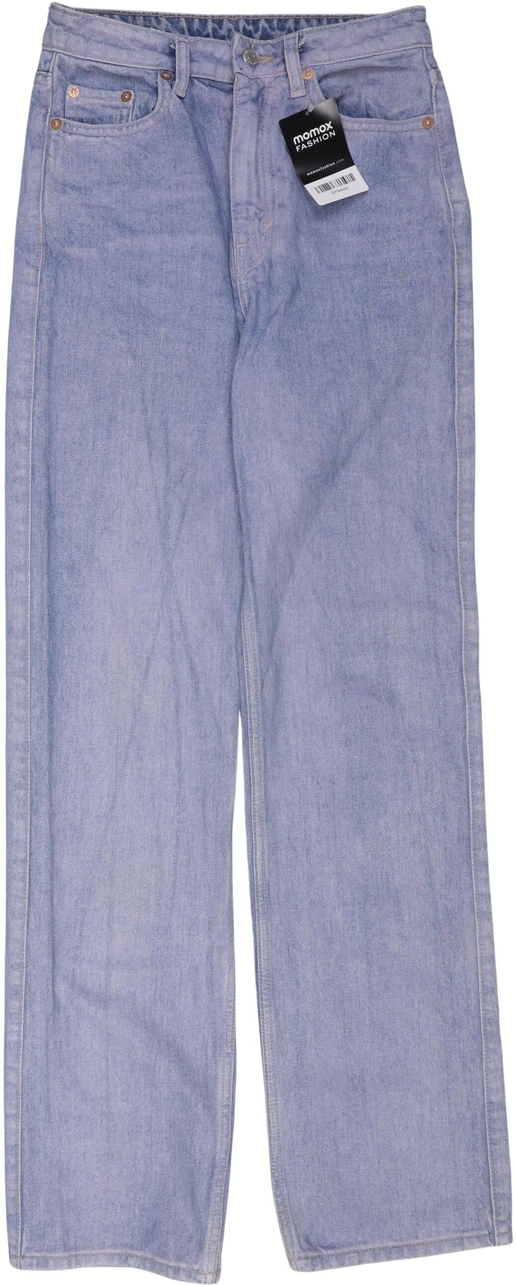 Weekday Damen Jeans, Hellblau, Gr. W25, Baumwolle - Second Hand