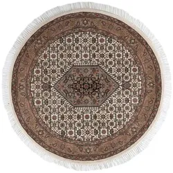 THEKO Orientteppich   ¦ creme ¦ Wolle Ø: 150.0
