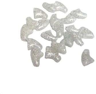 Uplifted Finds Silicone Soft Cat Nail Caps With Adhesive Glue Set crystal Silver s