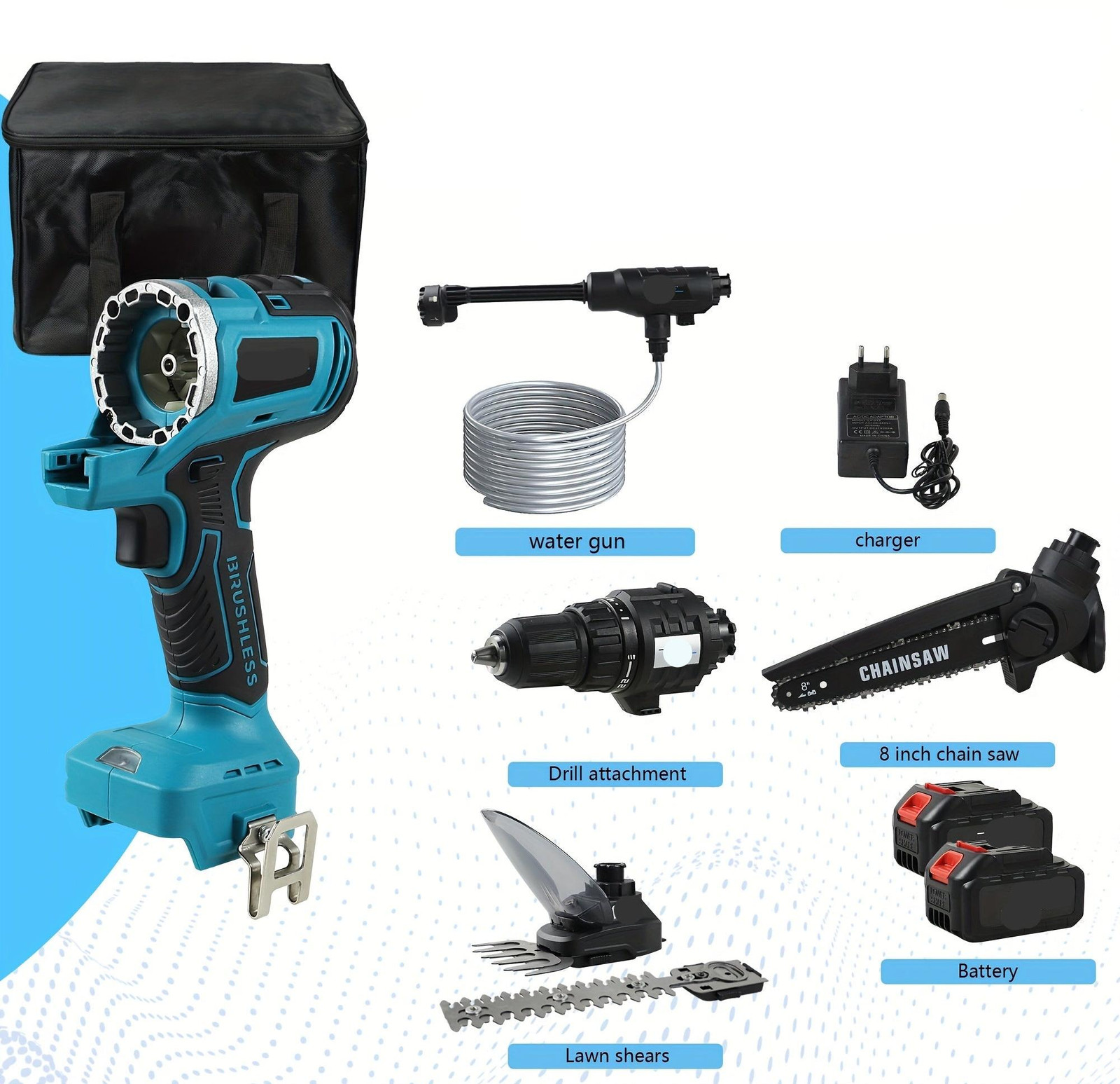 Selius Multifunctionele 5-in-1 Tuingereedschapset