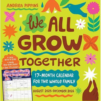 We All Grow Together 17-Month Wall Calendar 2026