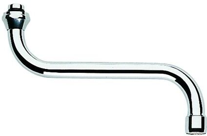 Grohe S-Auslauf chrom, Ausladung 200 mm, schwenkbar