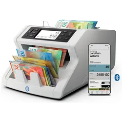 Safescan, Geldzähler, 2485-SC Banknotenzähler mit Falschgelderkennung (Geldscheinzähler)
