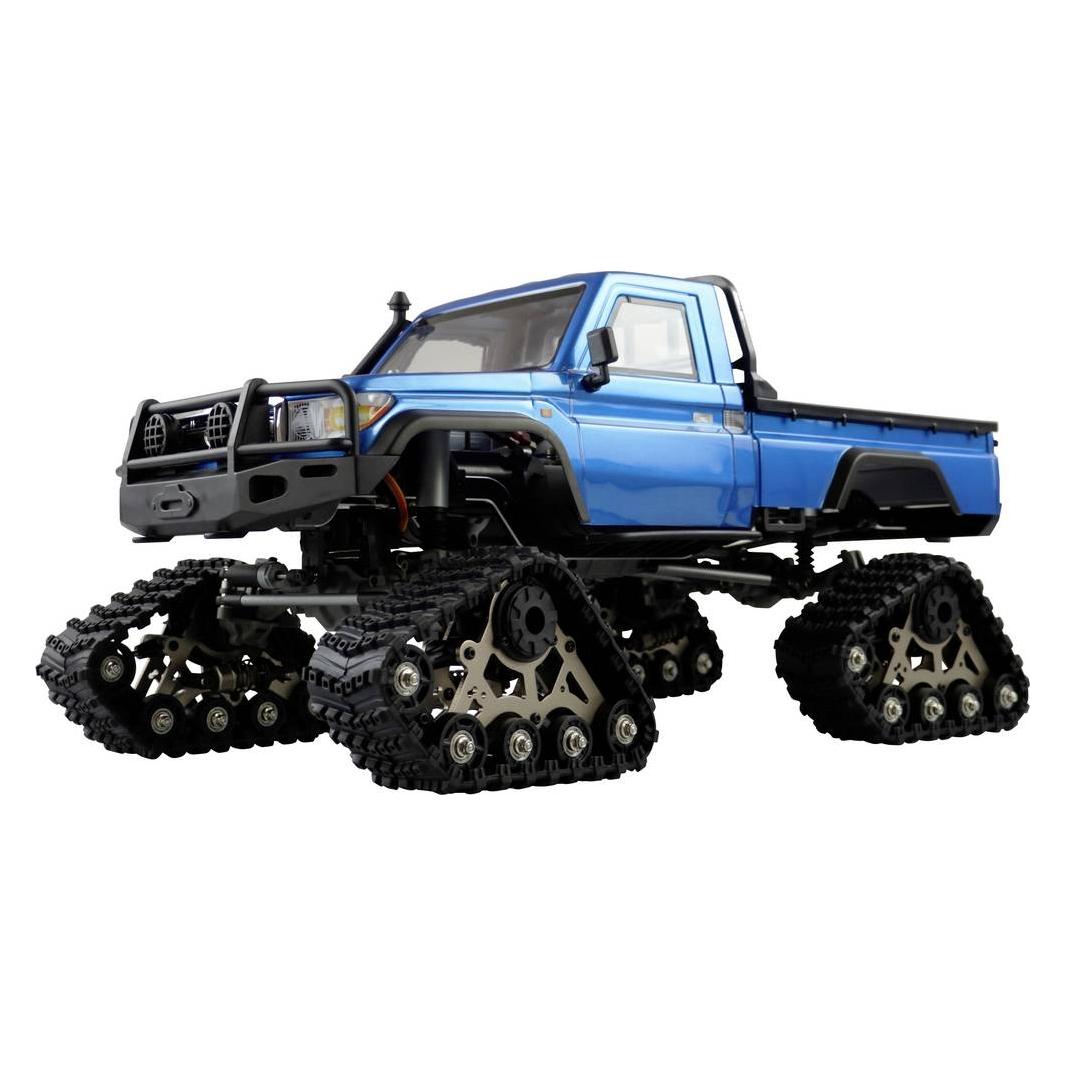 Amewi AMXRock RCX10TB Elektro Brushed Crawler Kette 1:10 RTR blau (RTR Ready-to-Run) (22458)