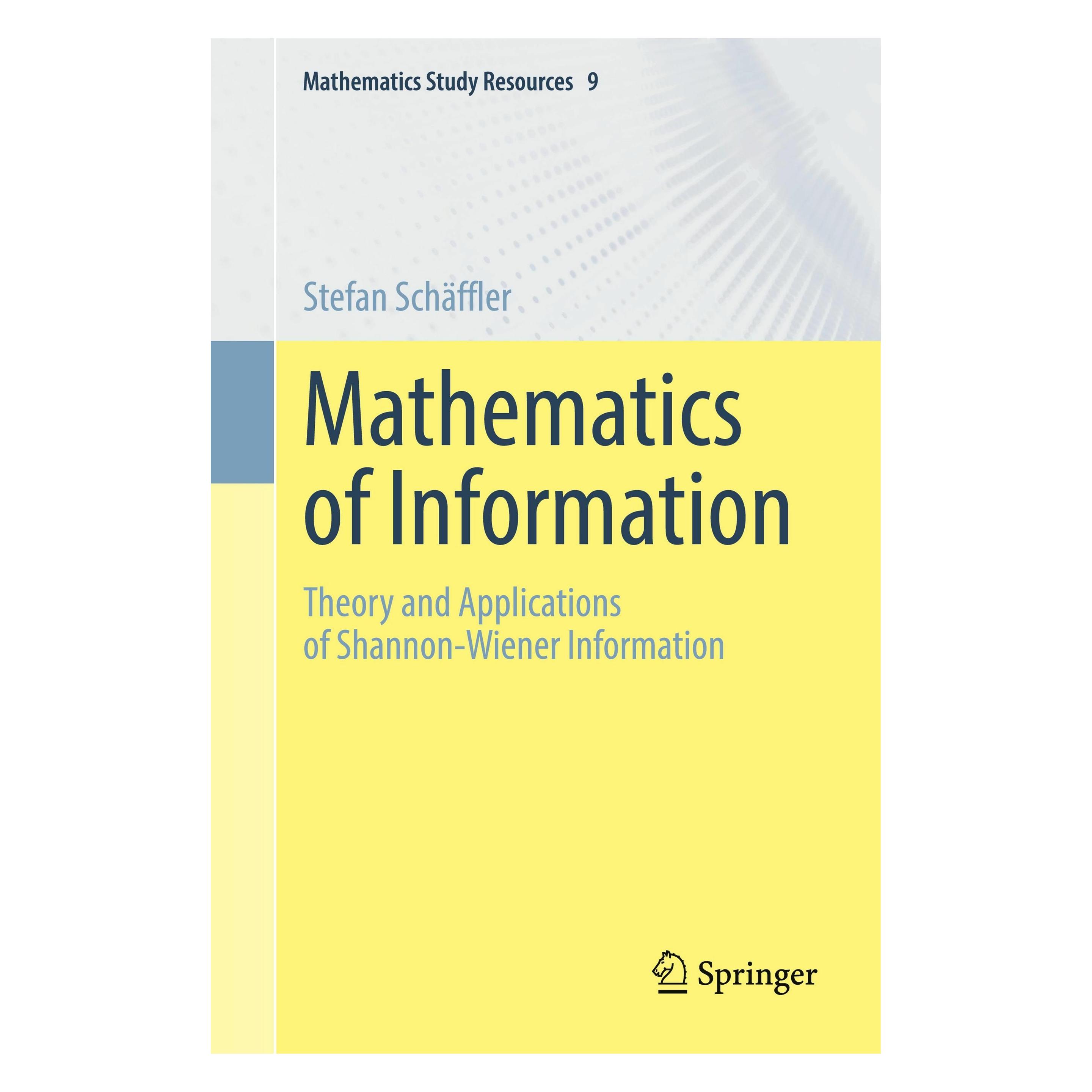 Springer Mathematics of Information (Englisch, Softcover, Stefan Schäffler) (47573724)