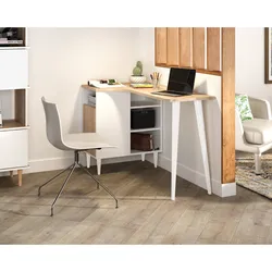 TemaHome »Nook« Schreibtisch Weiß mit Eiche