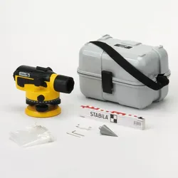 Stabila Optisches Nivellier OLS 26, 6-teiliges Set - 17862