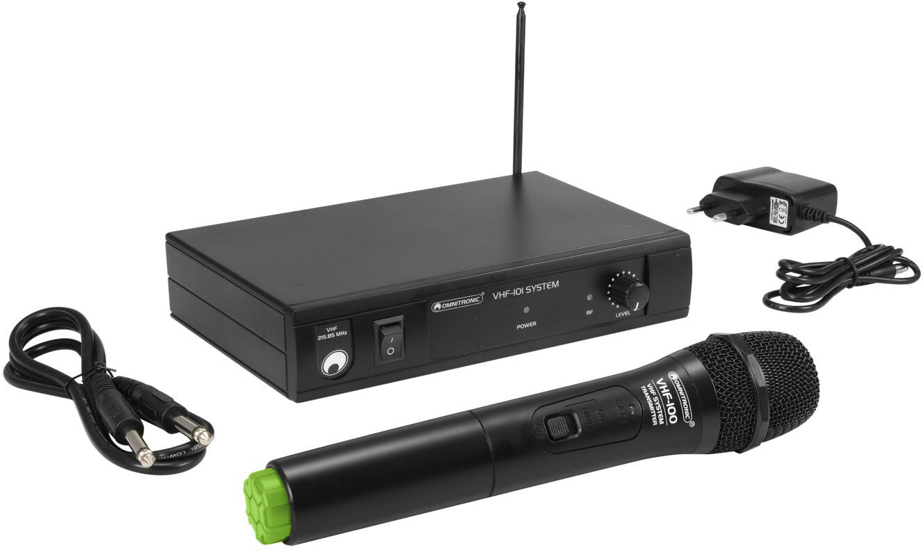 Omnitronic Vhf-101 Funkmikrofon-System 207.55mhz