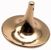 Inspired Finds Metal Gyro Hand Spinning Top Toy For Stress Relief And Play gold