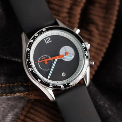 Inspired Finds CILOA Elegant Automatic Mechanical Watch For Men Waterproof Luxury Leather Business Wristwatch black silicone