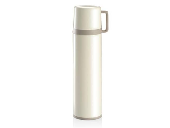 Tescoma Isolierflasche mit Tasse CONSTANT CREAM 1,0 l, aus Edelstahl
