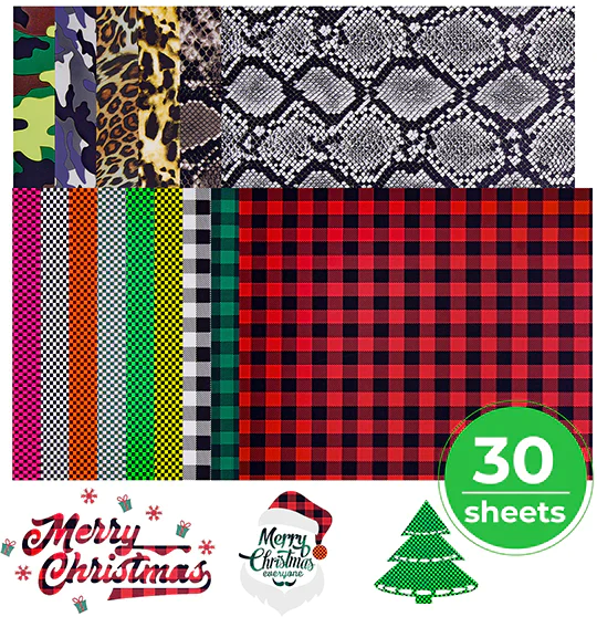 xTool Patterned Heat Transfer Vinyl - 30-pack