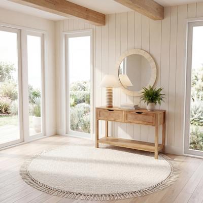SAFAVIEH Handmade Natura Chiang Wool Fringe Rug