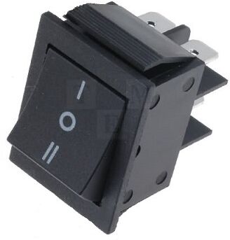 Interruptor Pressão (ON)-OFF-(ON) 15A 250V - Preto