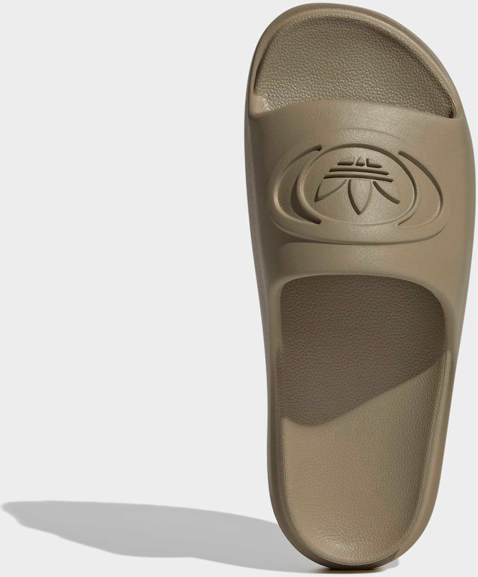 Badesandale ADIDAS ORIGINALS "CAMPUS 00S SLIDES", Damen, Gr. 43, braun (blanch cargo, blanch cargo, blanch cargo), Synthetik, Schuhe Badesandale, Badelatschen