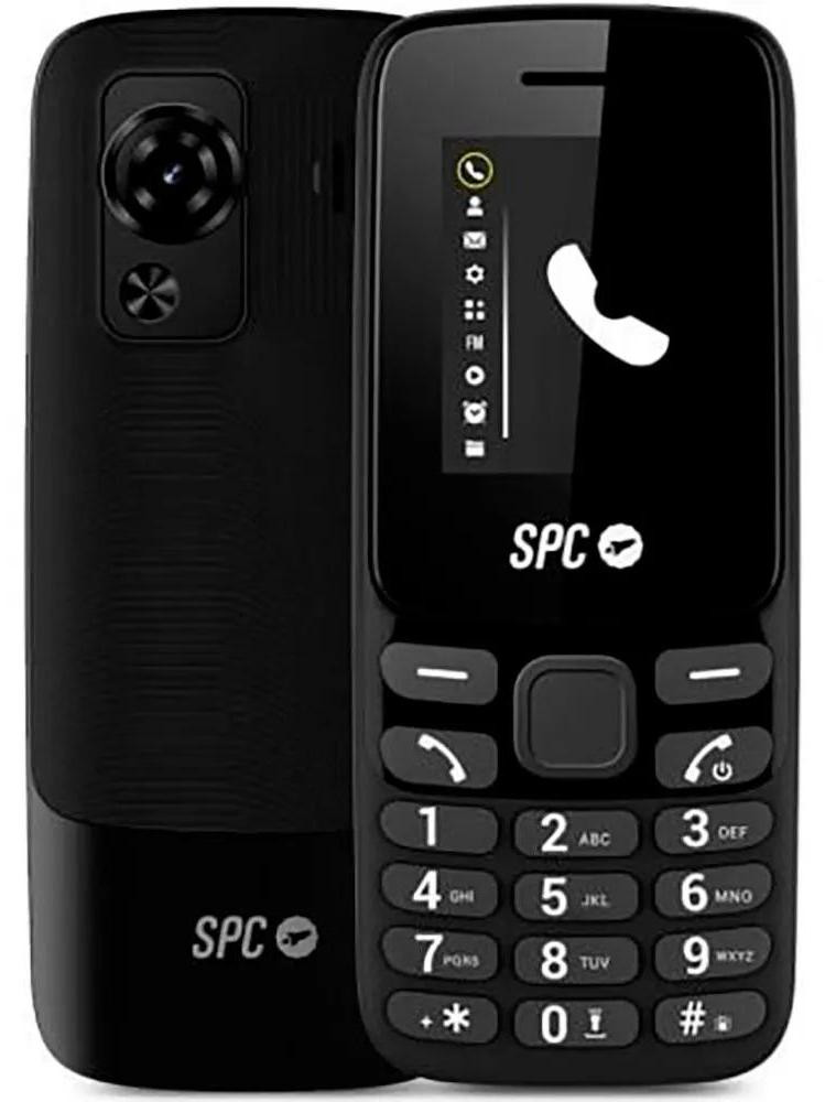 SPC Talk 2 Mobiele Telefoon Dual SIM Zwart met 1,77 inch scherm