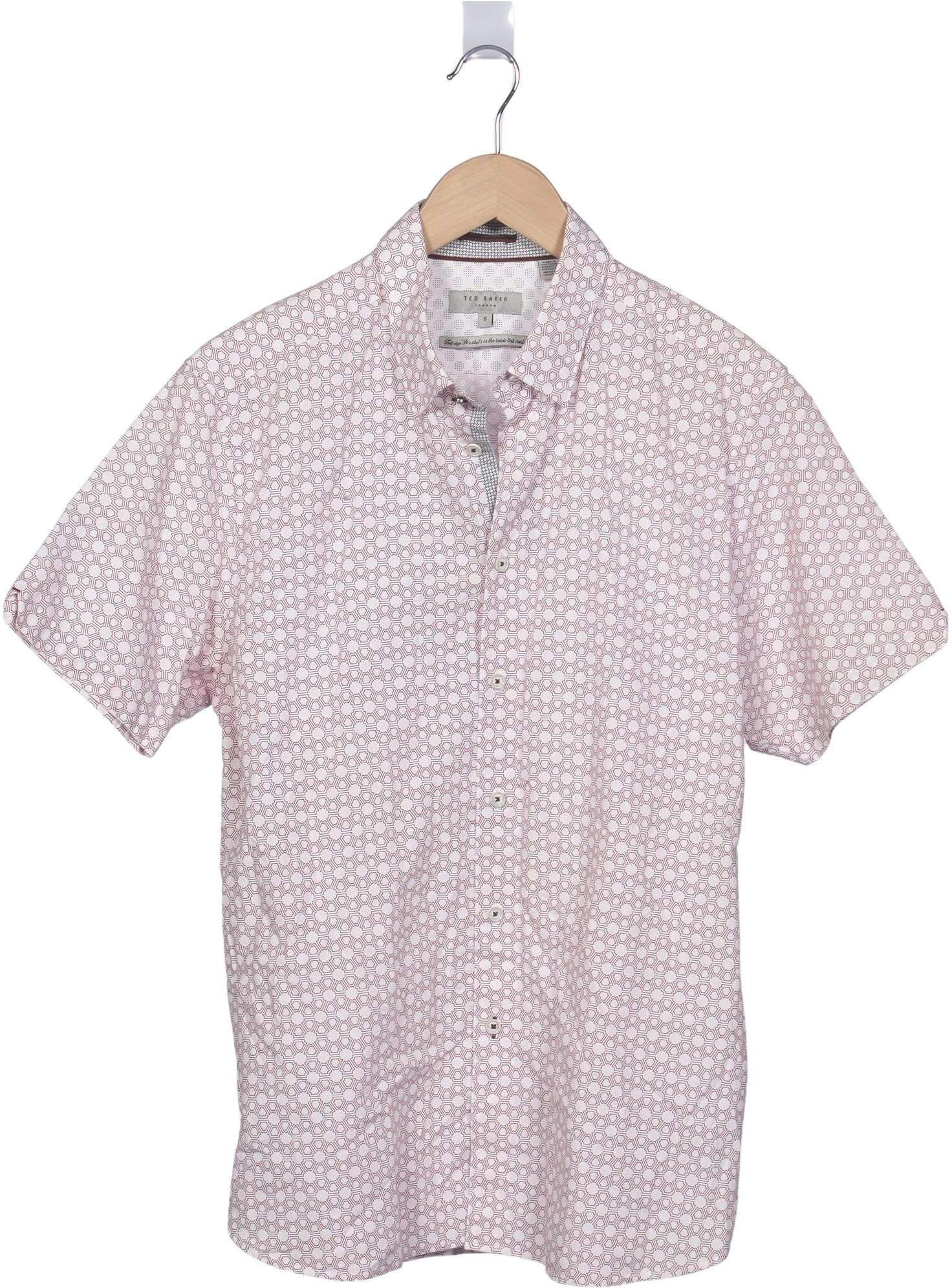 TED Baker Herren Hemd, Pink, Gr. XL (Ted Baker 5), Baumwolle - Second Hand