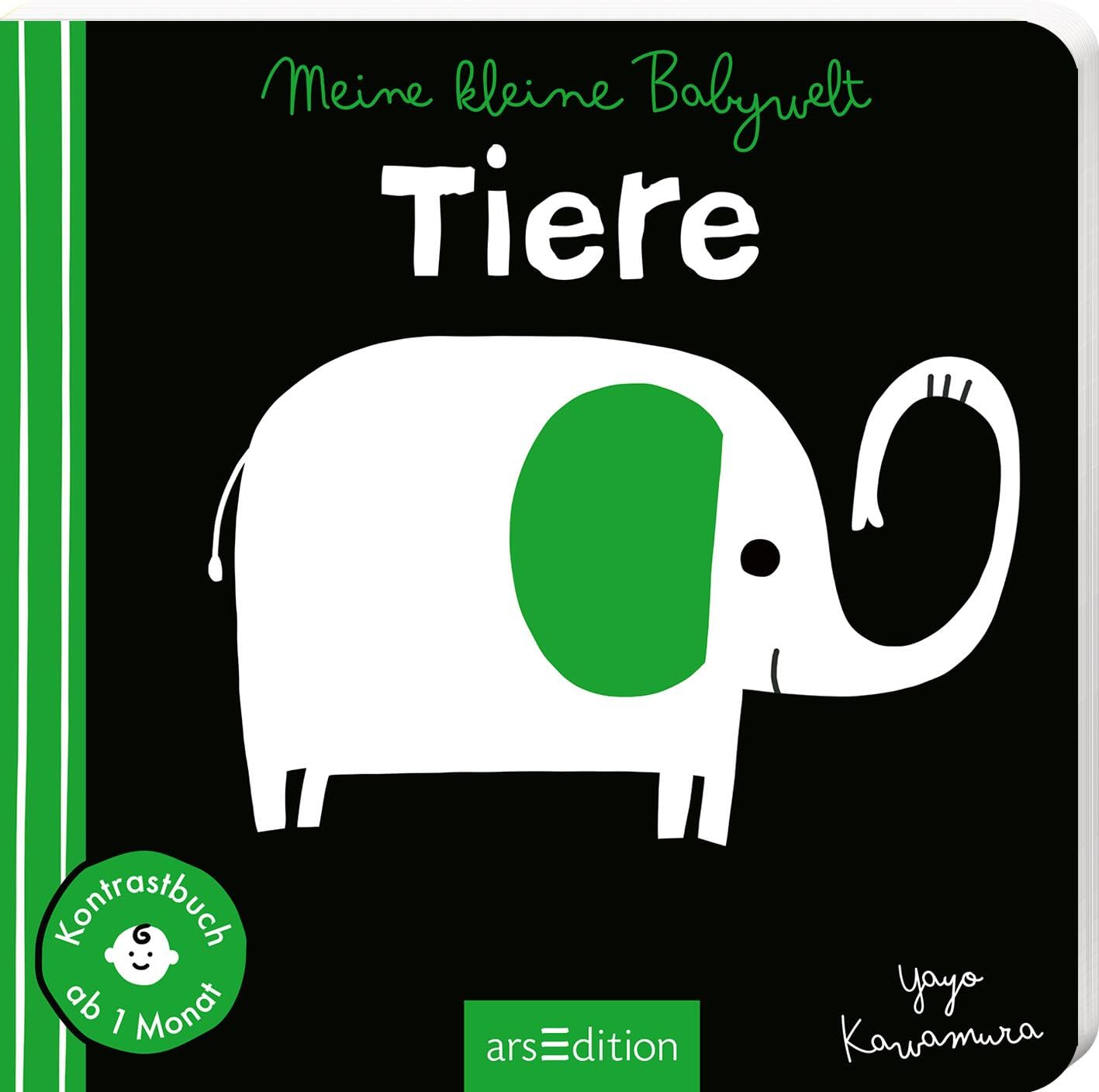 Meine kleine Babywelt: Tiere: Mein Kontrastbuch Zur Förderung der visuellen Wahrnehmung für Babys ab 1 Monat - Preis vom 06.10.2026 07:26:00 h