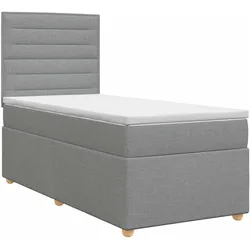 vidaXL, Boxspringbett, Boxspringbett (90 x 200 cm)