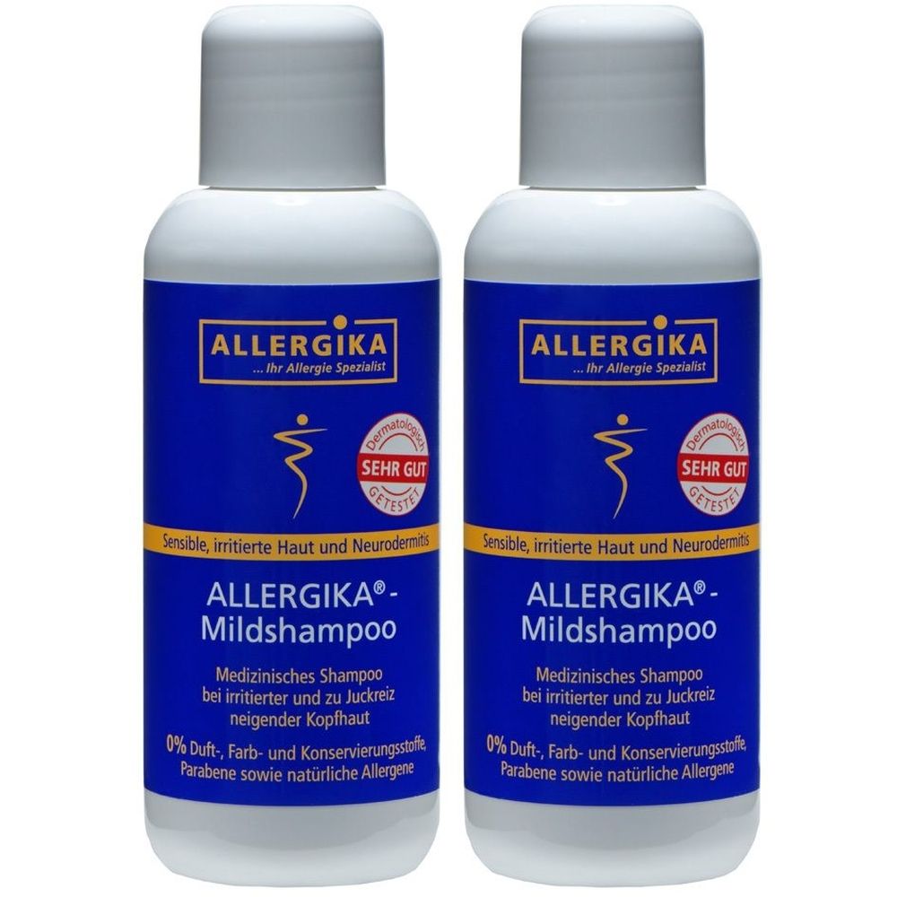 Allergika Mildshampoo x2 2x200 ml Shampoo